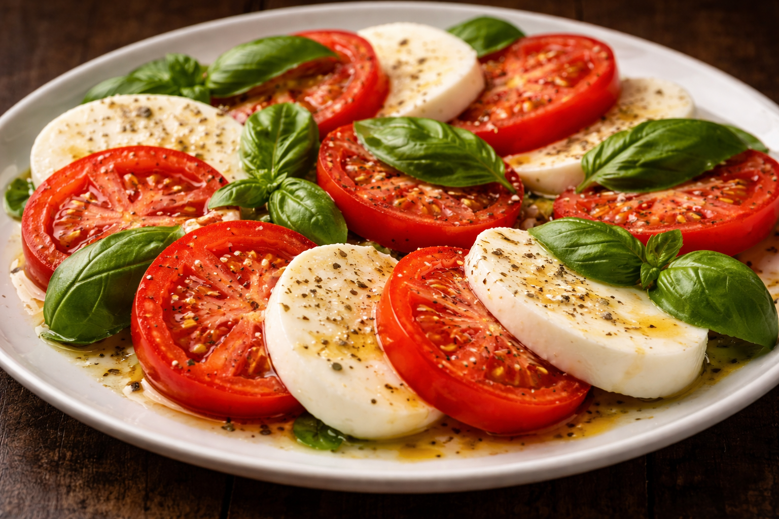 Fresh caprese salad